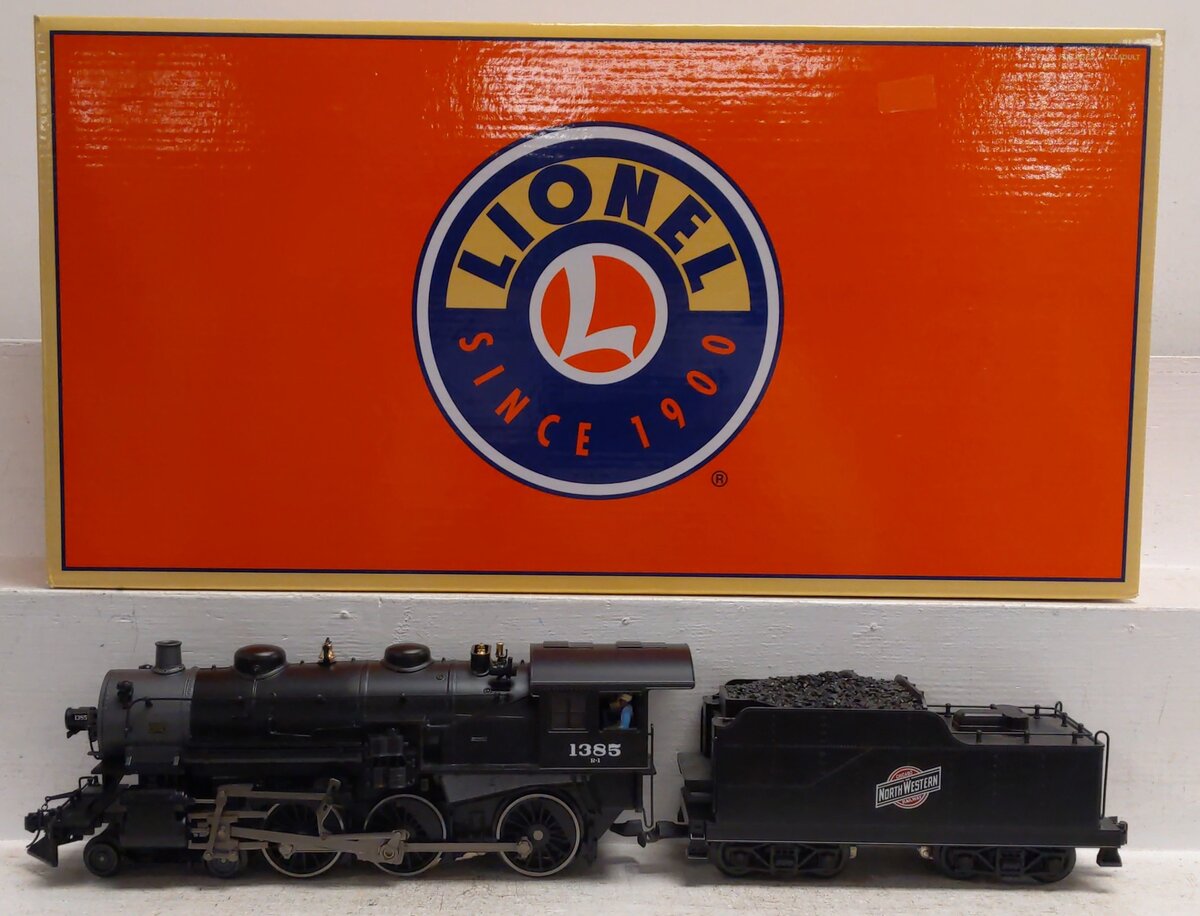 Lionel 6-82267 O Gauge Chicago & North Western 4-6-0 Steam Locomotive #1385 BTO