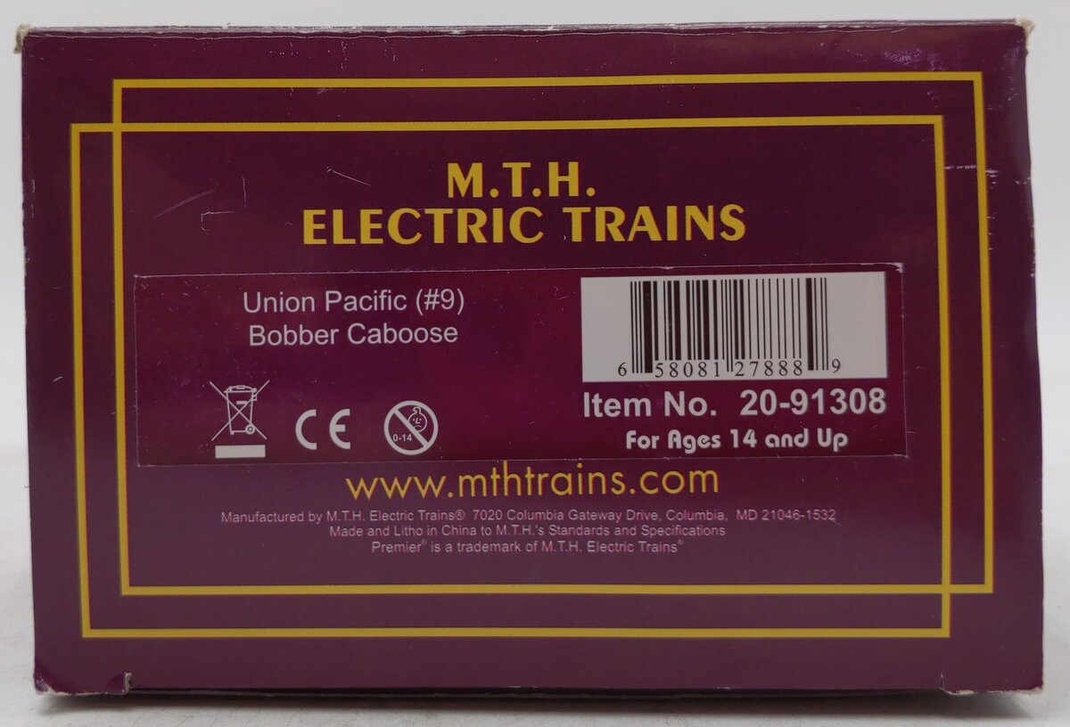 MTH 20-91308 O Union Pacific Bobber Caboose #9