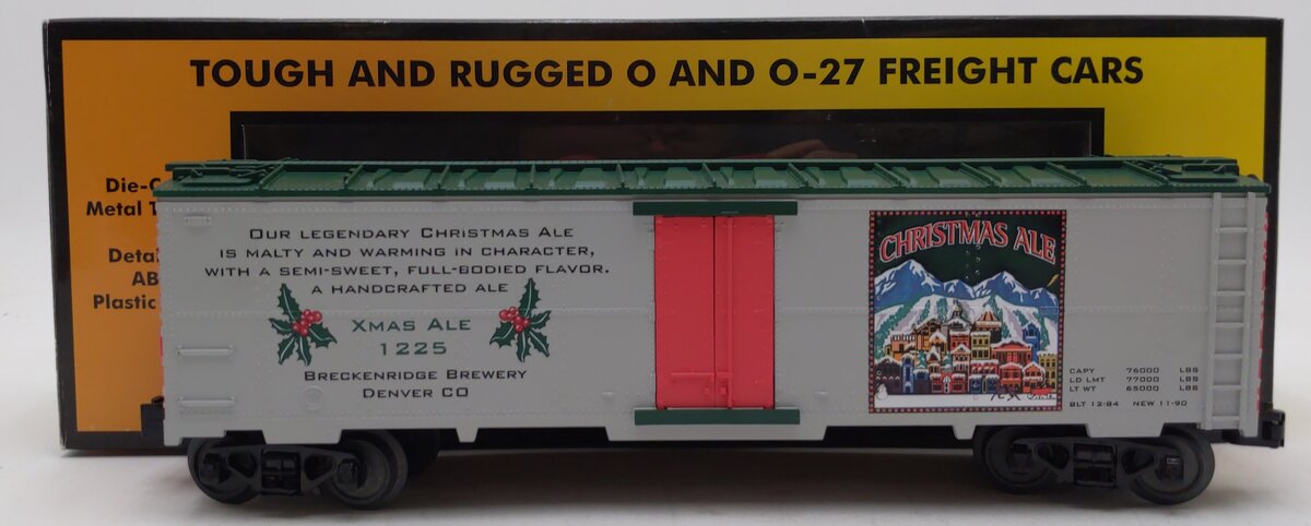 MTH 30-78123 Christmas Ale Modern Reefer Car #1225