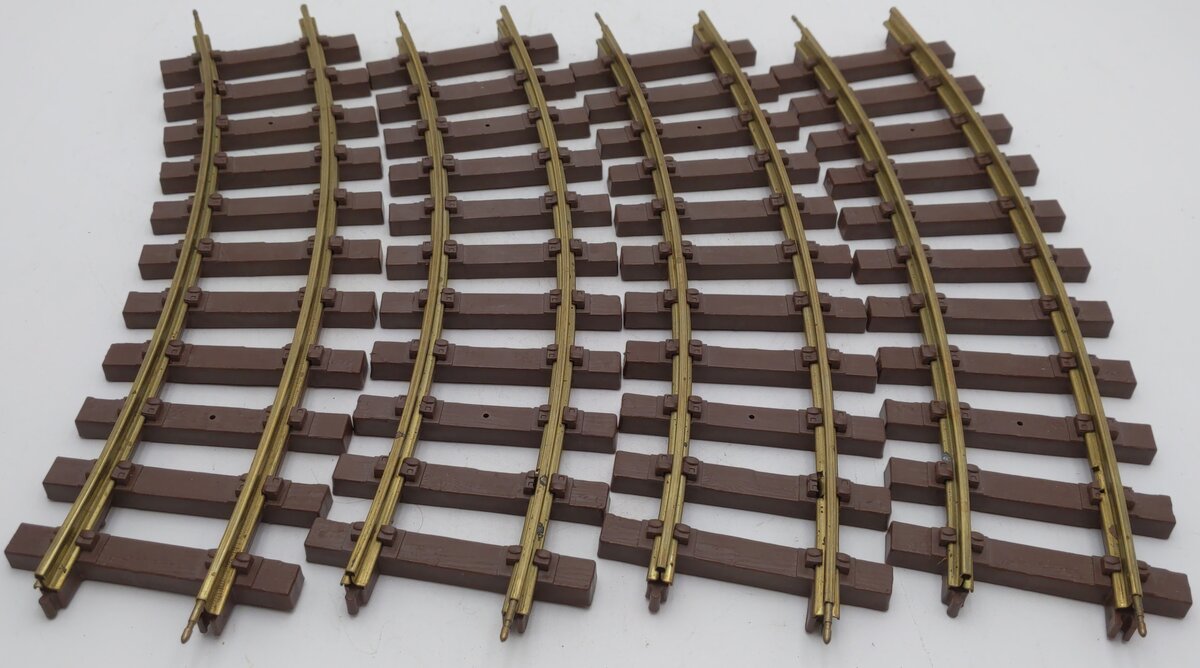 Lionel 8-82003 G Scale Curved Track Sections (4) VG/Box