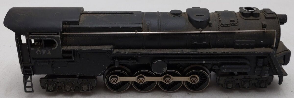 Lionel 671 Vintage O 6-8-6 Die-Cast Steam Turbine Locomotive VG