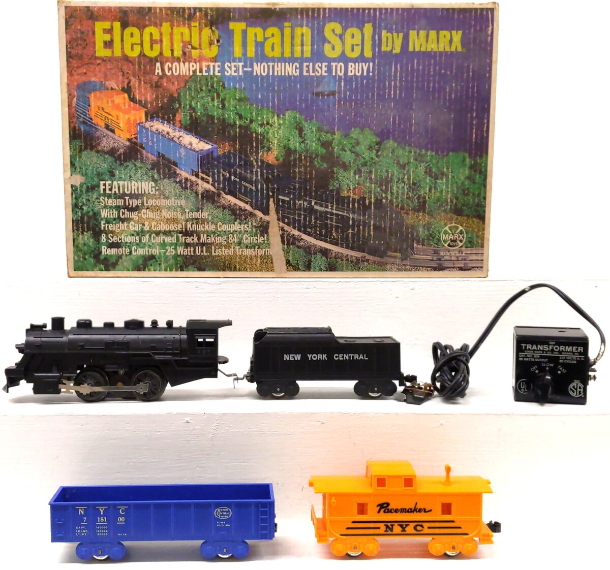 Marx 4205 Vintage O Electric Train Set VG/Box