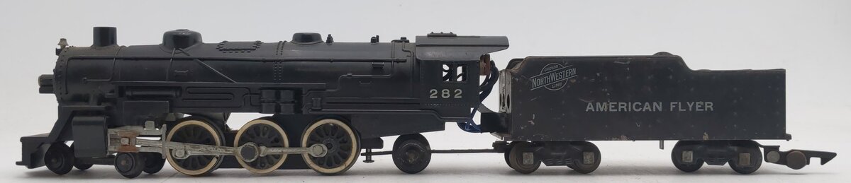 American Flyer 282 Vintage S 4-6-2 Pacific Steam Locomotive & Tender #282 VG