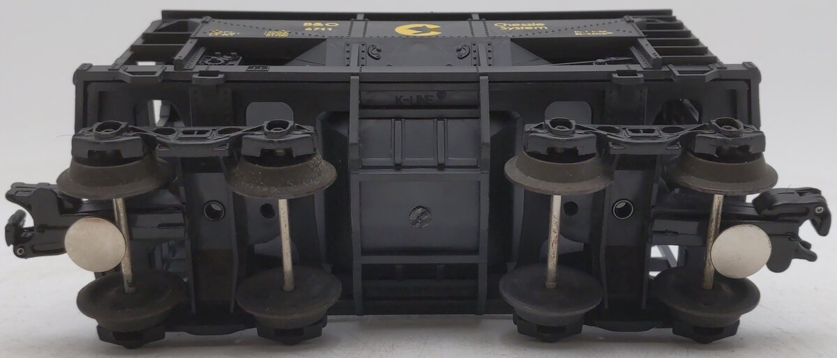 K-Line K6711 O Gauge Chessie System Ore Car with Load VG/Box