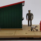 Lionel 128 Vintage O Animated Newsstand VG