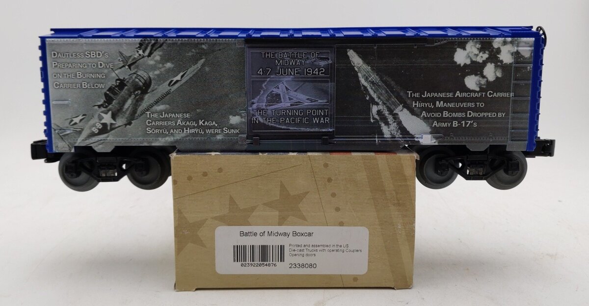 Lionel 2338080 O Battle of Midway Boxcar LN/Box