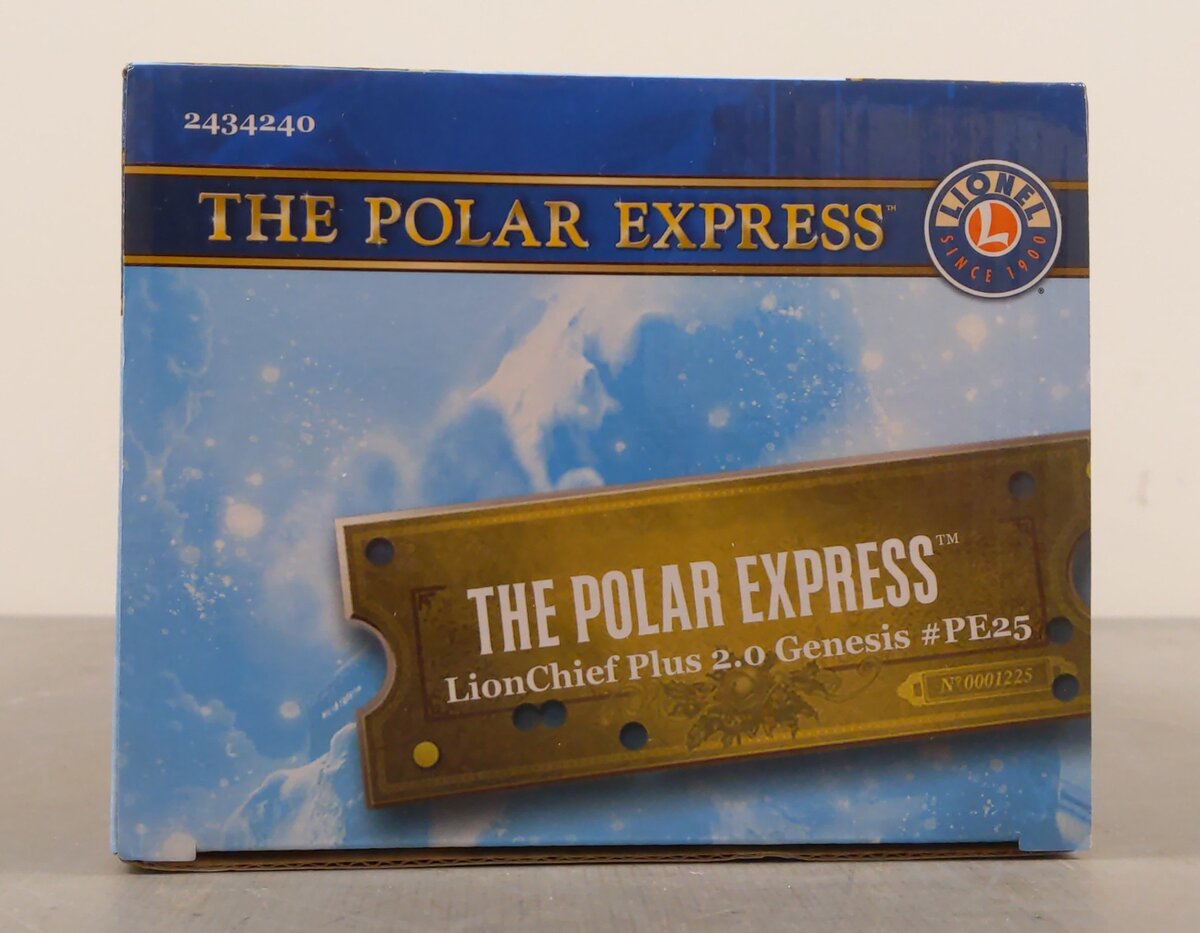 Lionel 2434240 Polar Express LionChief Plus 2.0 Genesis Diesel Locomotive #PE25