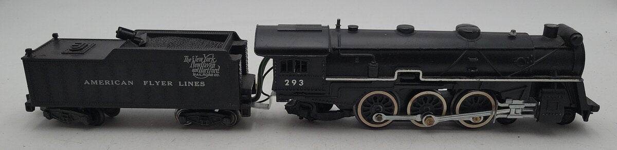American Flyer 293 Vintage S NY, NH & Hartford 4-6-2 Steam Locomotive & Tender EX