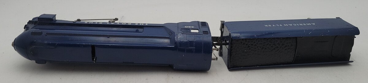 American Flyer 350 Vintage S B&O The Royal Blue 4-6-2 Die-Cast Steam Locomotive VG