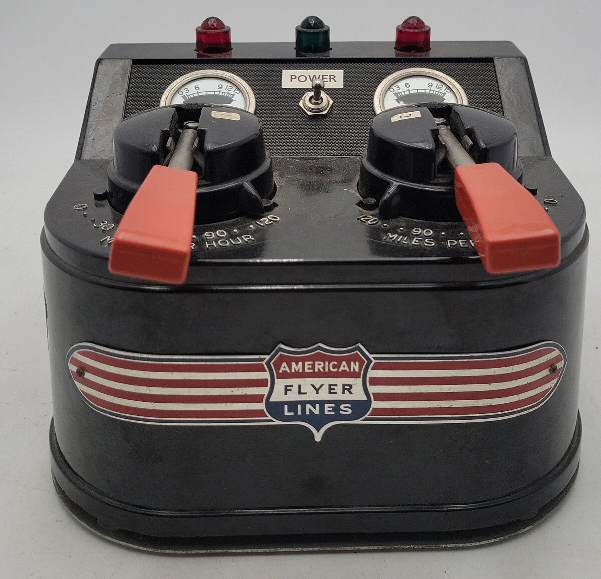 American Flyer 30B Vintage S 300 Watt Transformer - Runs 2 Trains VG