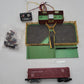 American Flyer K771 Vintage S Gauge Operating Stockyard w/ 976 MP Stock Car VG