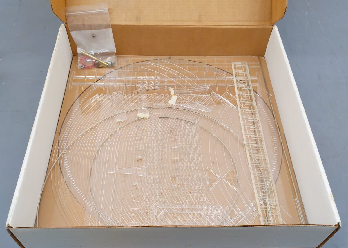 Custom Model Railroads HO Laser Cut 135' Turntable Kit NIB