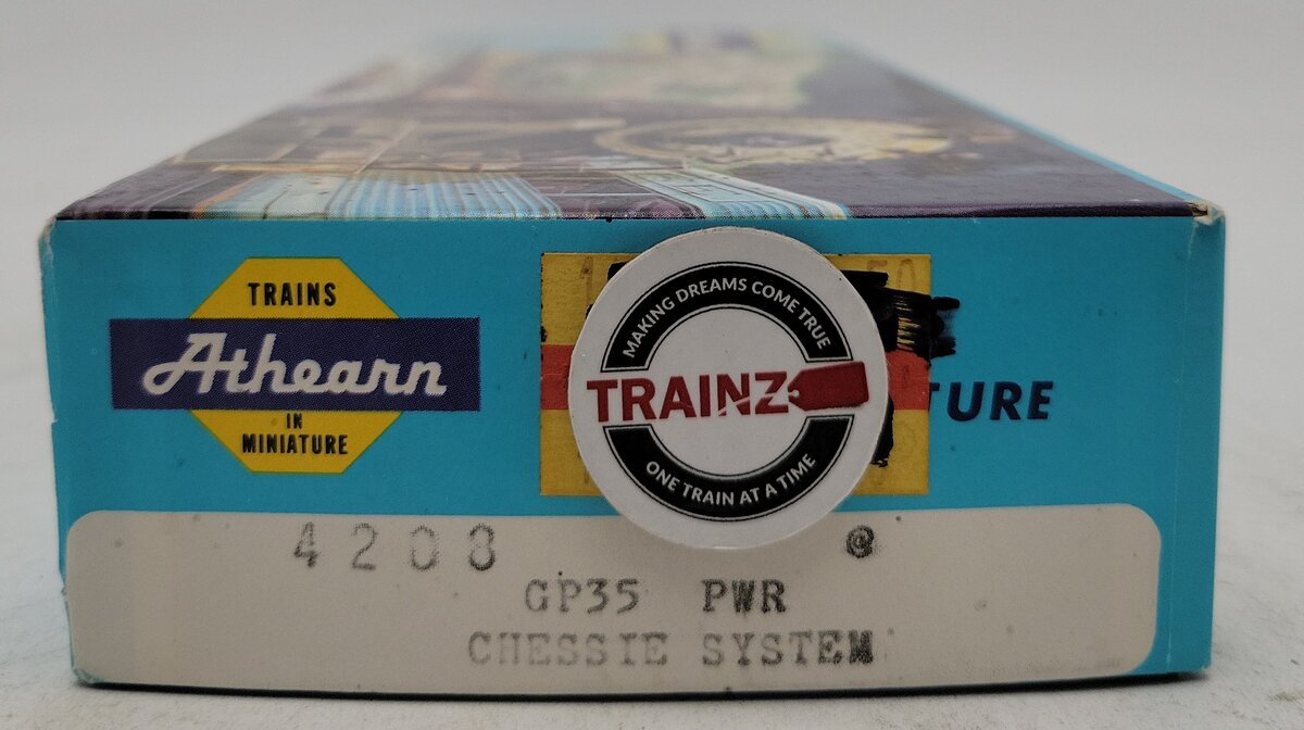 Athearn 4208 HO Scale Chessie System GP35 Powered Diesel Locomotive #3547 EX/Box