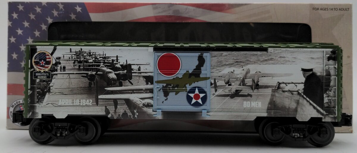 Lionel 6-83785 O Gauge Doolittle Raid Box Car EX/Box