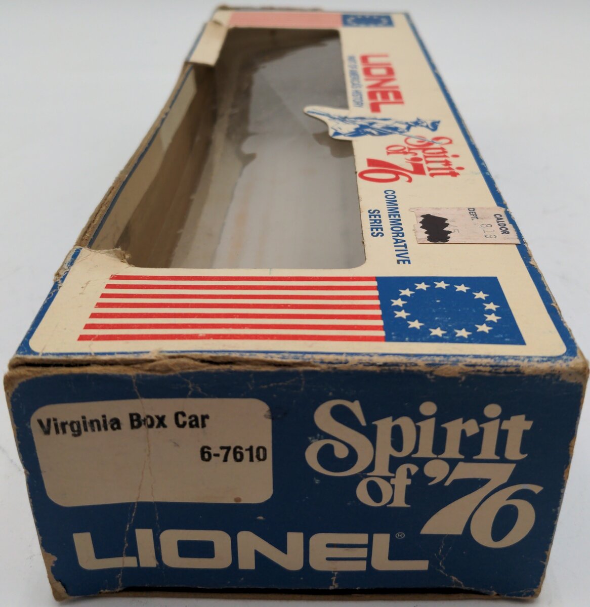 Lionel 6-7610 O Gauge State of Virginia Boxcar #7610 EX/Box