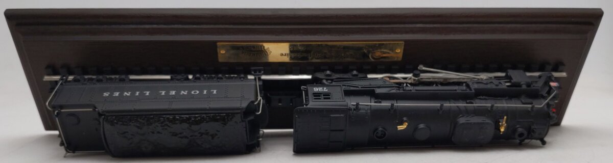 Hallmark 726 Lionel Berkshire Steam Locomotive and Tender with Display Case LN/Box