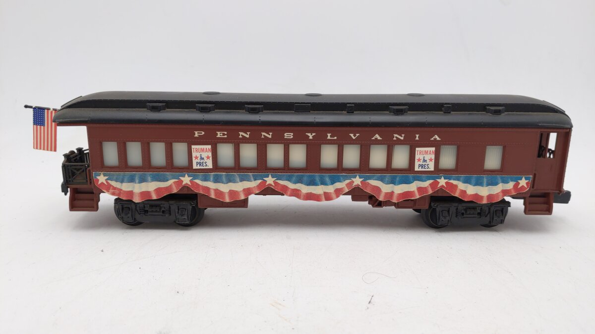 Lionel 6-9528 O Gauge Pennsylvania President Truman Campaign Car EX