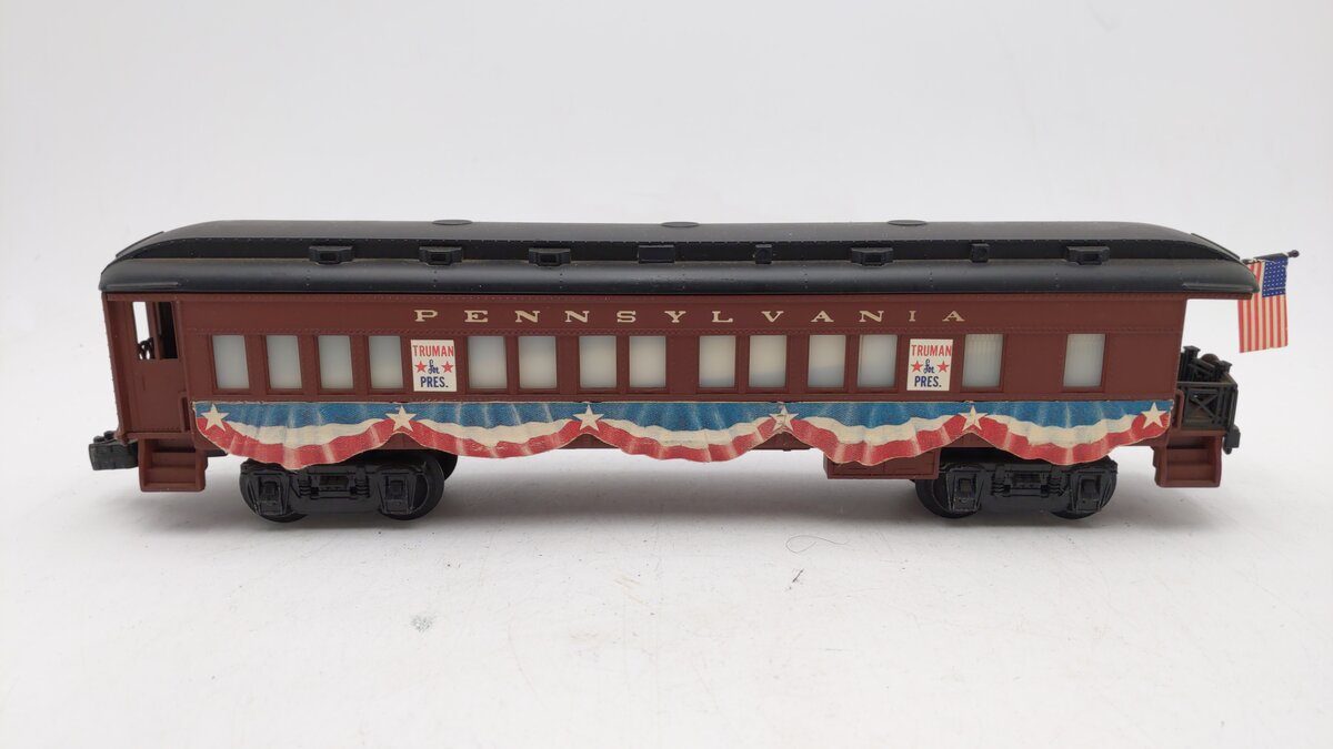 Lionel 6-9528 O Gauge Pennsylvania President Truman Campaign Car EX