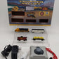 Bachmann 24013 N Scale Santa Fe Thunder Valley Diesel Starter Freight Train Set EX/Box