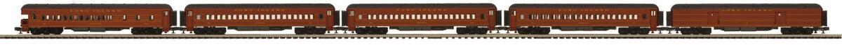 MTH 20-40010 O Gauge Long Island Premier 5-Car 70' Madison Passenger Set LN/Box