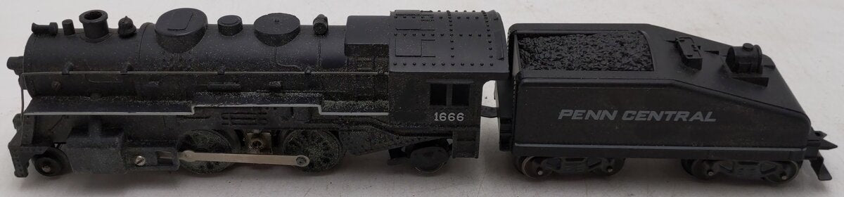 Lionel 1666 Vintage O 2-6-2 Die-Cast Steam Locomotive w/ Marx Tender VG