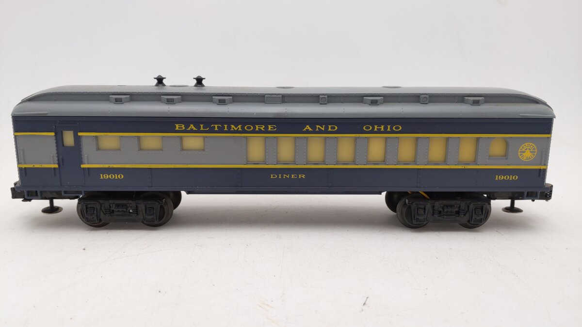 Lionel 6-19010 O Gauge Baltimore & Ohio Dining Car EX