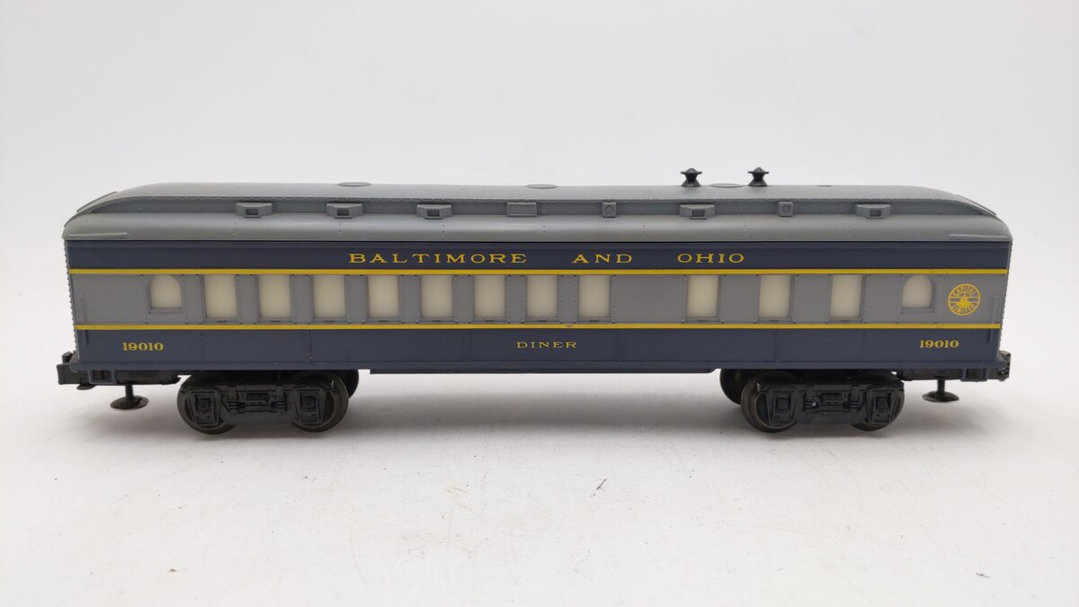 Lionel 6-19010 O Gauge Baltimore & Ohio Dining Car EX
