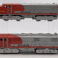 Marx 1095 Vintage O Santa Fe AA Diesel Locomotives VG