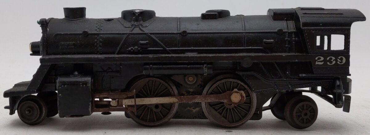 Lionel 239 Vintage O 2-4-2 Die-Cast Scout Steam Locomotive VG