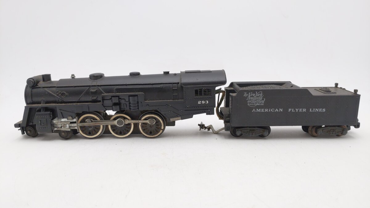 American Flyer 293 Vintage S NY, NH & Hartford 4-6-2 Steam Locomotive & Tender