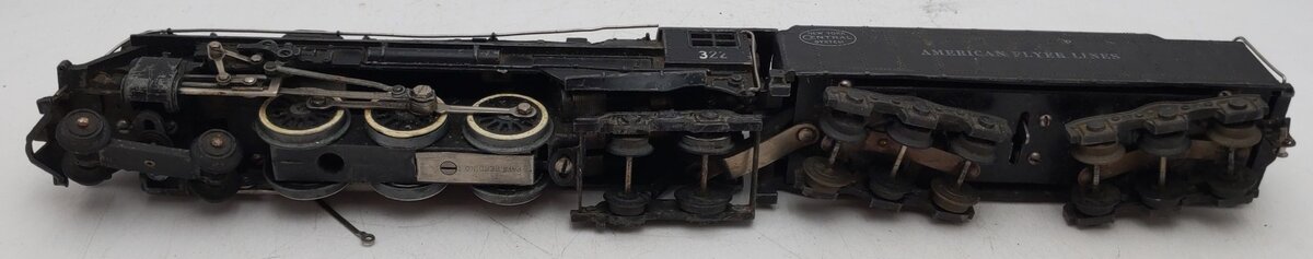 American Flyer 322 Vintage S NYC 4-6-4 Hudson Steam Locomotive & Tender