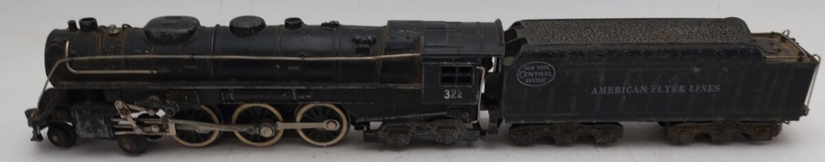 American Flyer 322 Vintage S NYC 4-6-4 Hudson Steam Locomotive & Tender