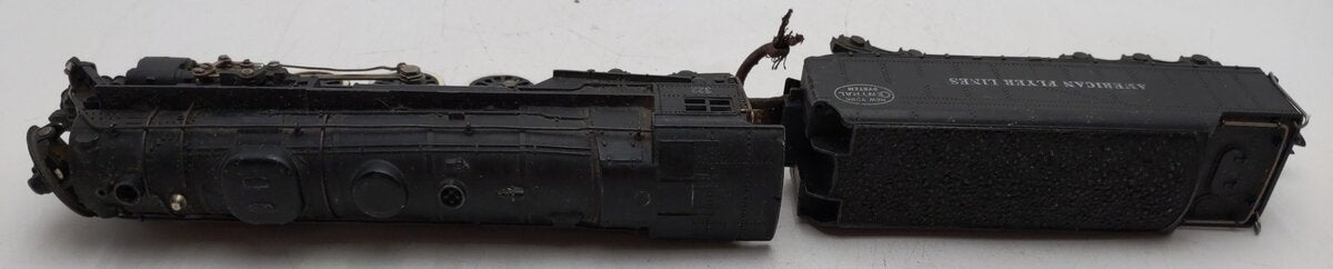 American Flyer 322 Vintage S NYC 4-6-4 Hudson Steam Locomotive & Tender VG