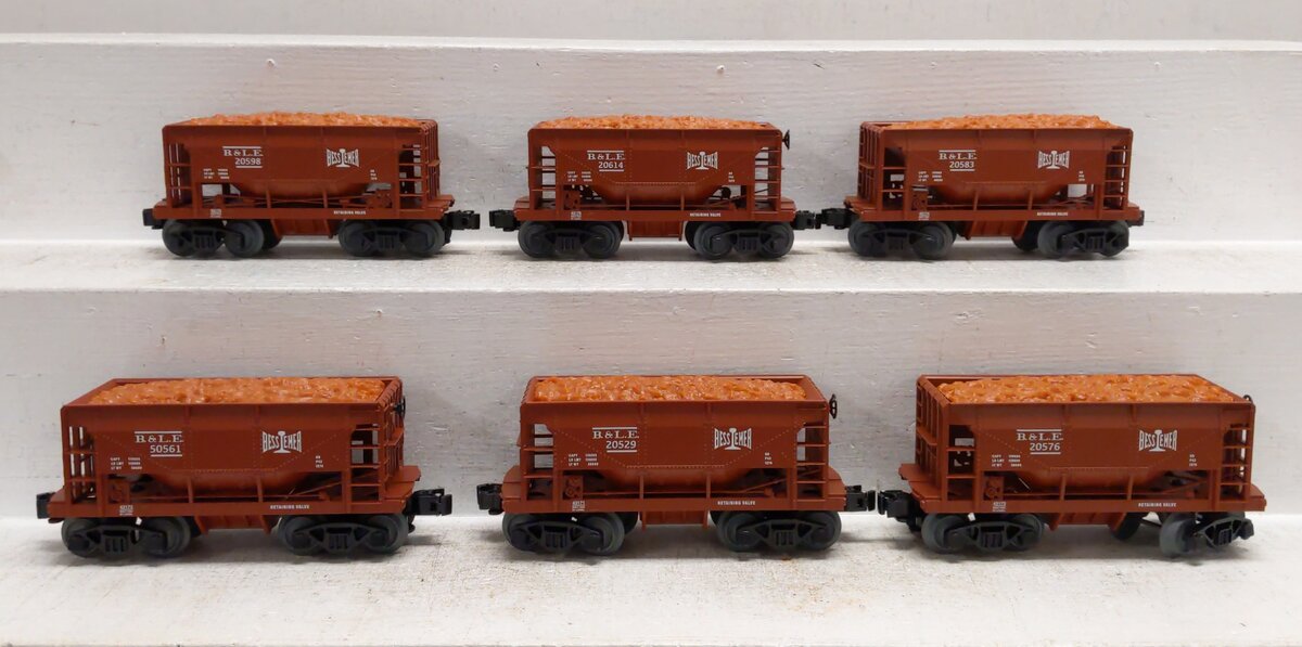 Lionel 2243170 O Bessemer & Lake Erie Standard O Ore Cars #2 (Set of 6)