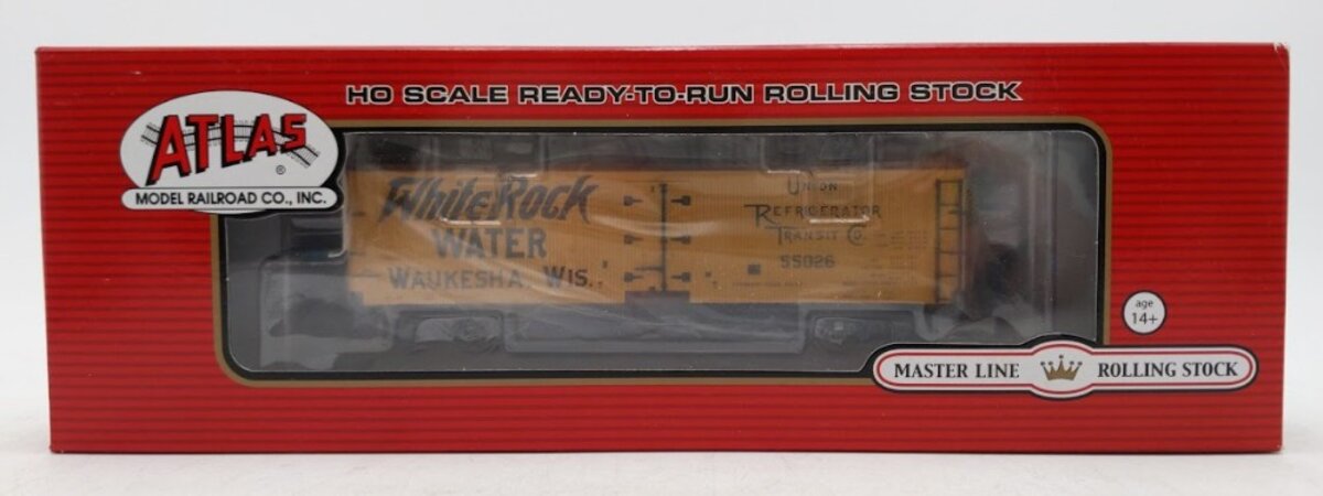 Atlas 20003816 HO White Rock Water 40' Wood Reefer Car #55026