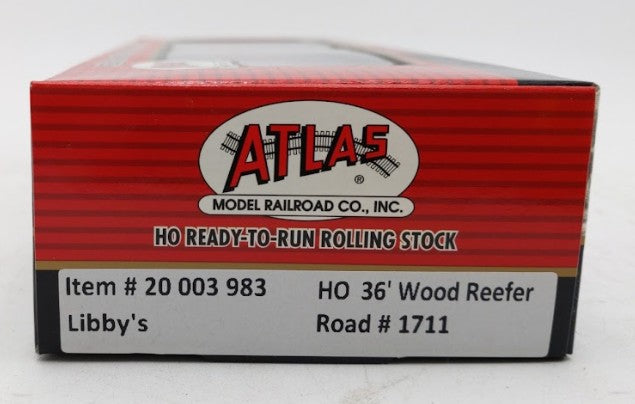 Atlas 20003983 HO Libby's 36' Wood Reefer #1711