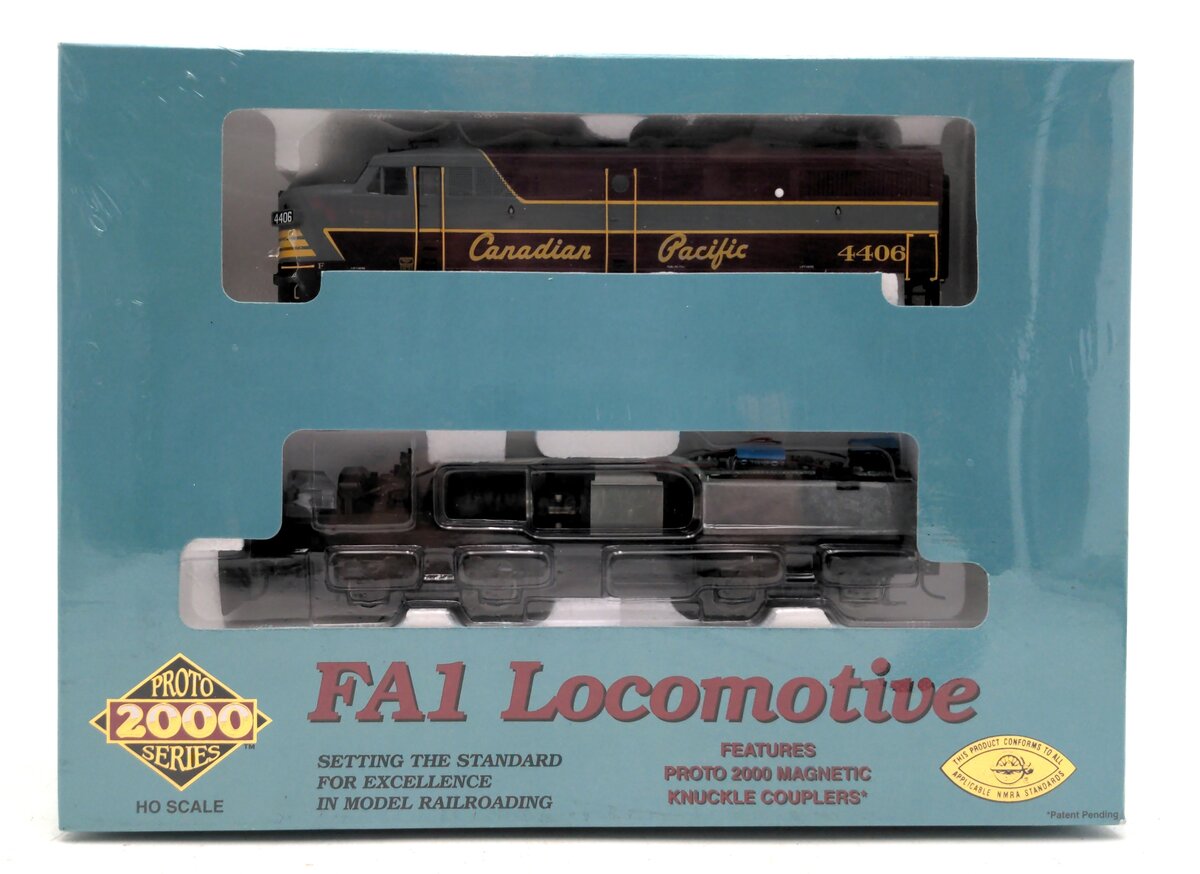 Proto 2000 96043 HO Scale Canadian Pacific FAB1 Diesel Locomotive Set #4403,4406 MT/Box