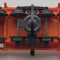 Lionel 6362-55 Vintage O Flat Car w/ 3 Trucks--Serif Letter Version EX