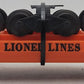 Lionel 6362-55 Vintage O Flat Car w/ 3 Trucks--Serif Letter Version EX