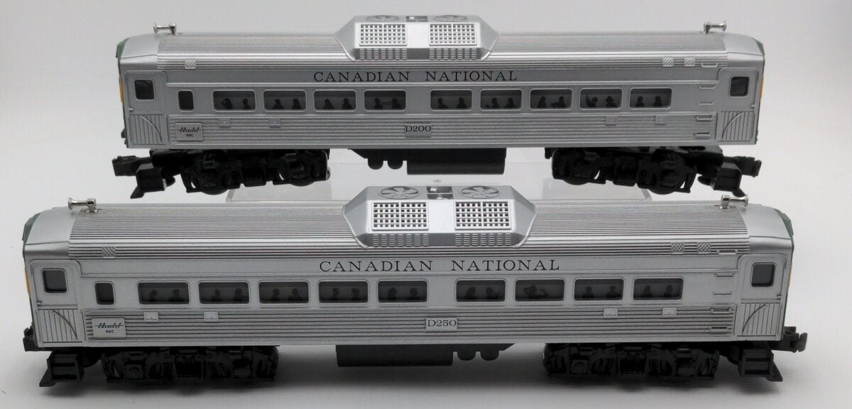 Lionel 6-18512 O Canadian National Non-Powered Budd Car Set EX/Box