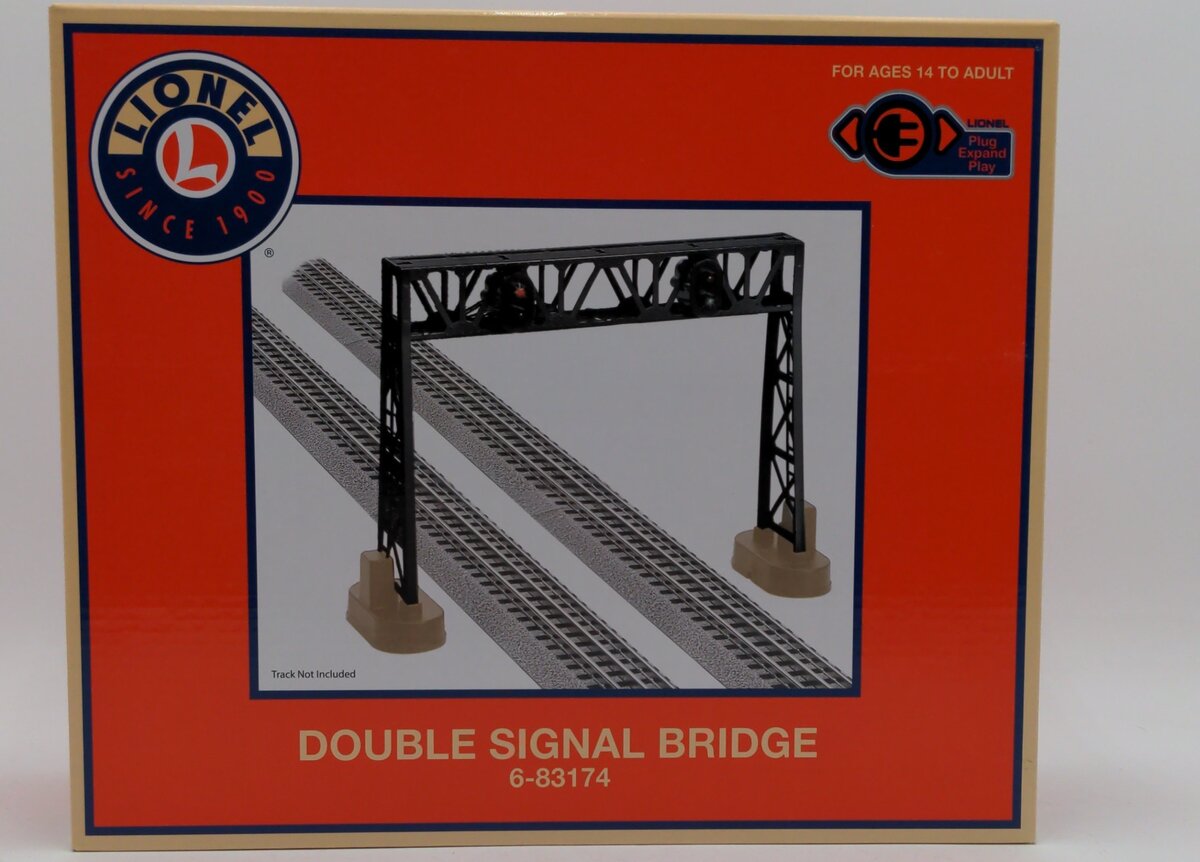 Lionel 6-83174 O Double Signal Bridge LN/Box