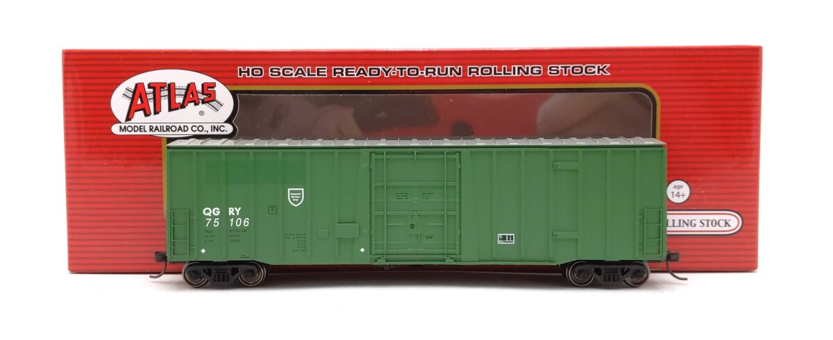 Atlas 20006079 HO Quebec Gatineau NCS 5277 Plug Door Boxcar #75106 LN/Box