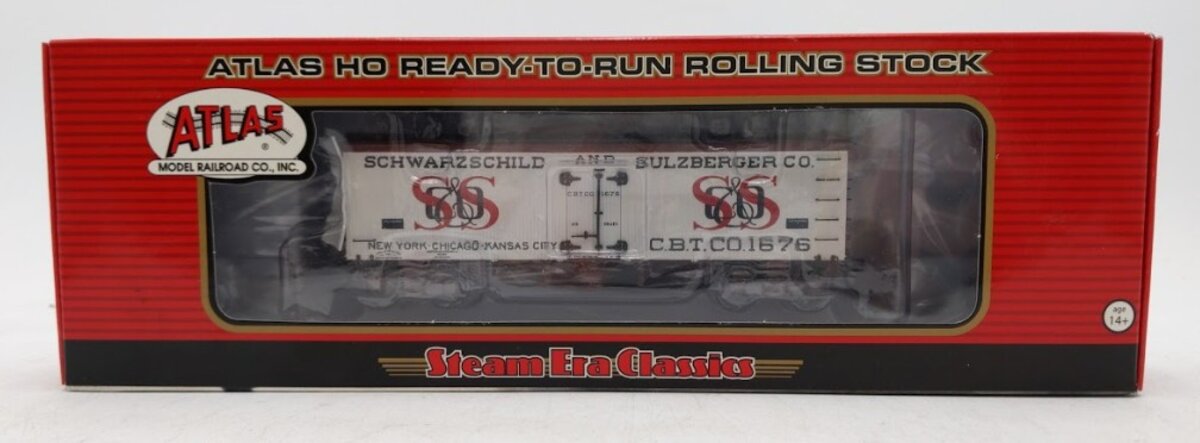 Atlas 20003988 HO Schwarzchild & Sulzberger 36' Wood Reefer #1676