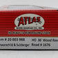 Atlas 20003988 HO Schwarzchild & Sulzberger 36' Wood Reefer #1676