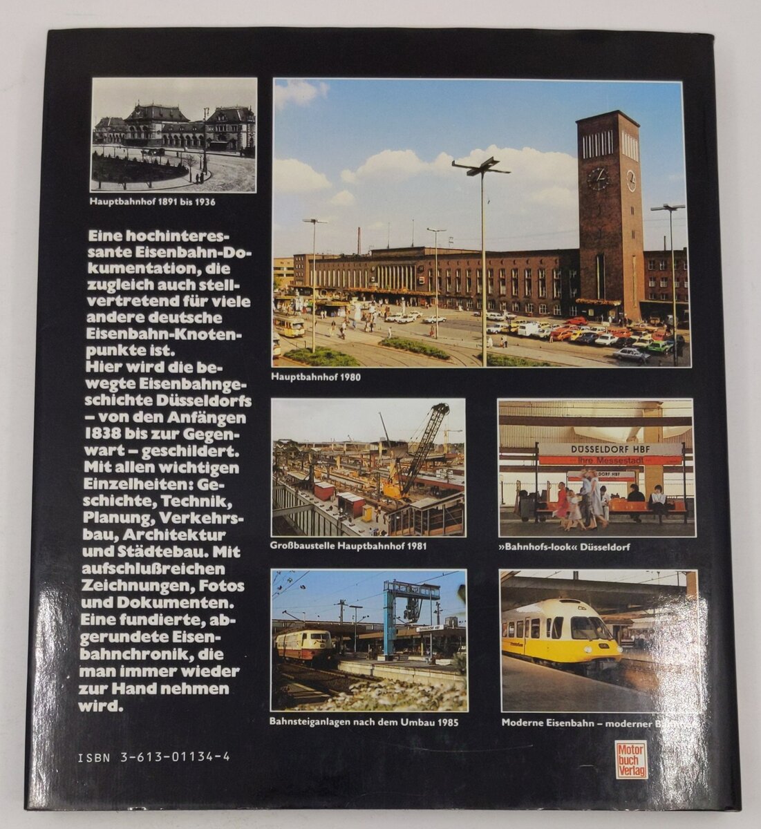 Duesseldorf und seine Eisenbahnen in Vergangenheit und Gegenwart Hardcover Book EX