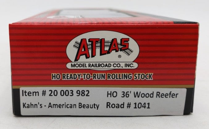 Atlas 20003982 HO Kahn's - American Beauty 36' Wood Reefer #1041