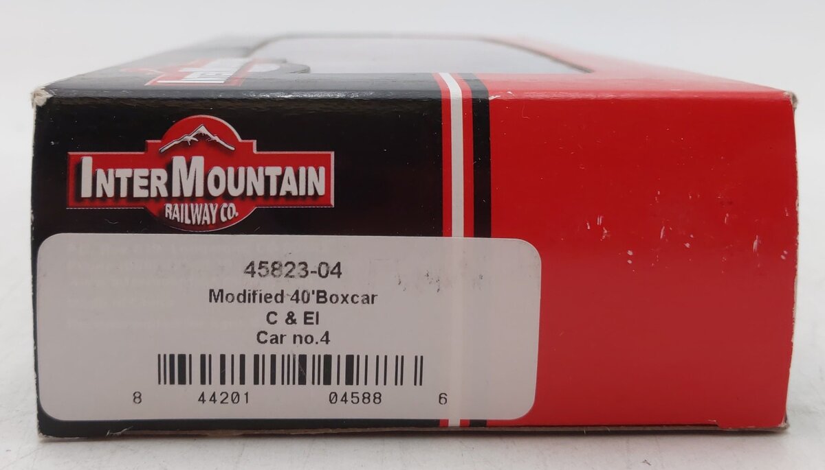 InterMountain 45823-04 HO Scale C&EI Modified 40' Boxcar #4 NIB