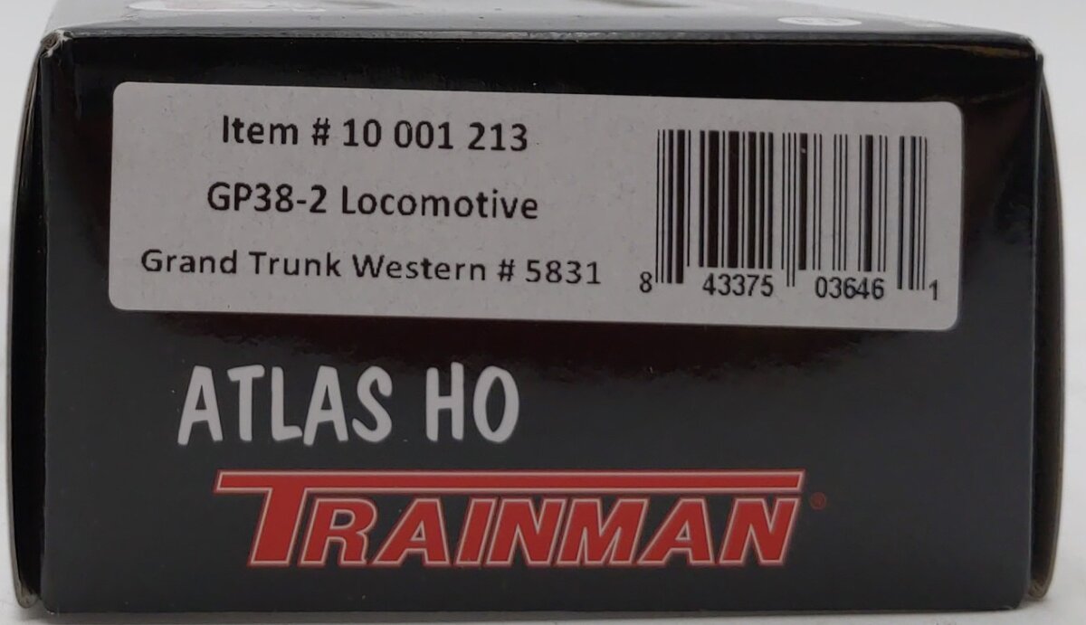 Atlas 10001213 HO Scale TM Grand Trunk Western GP38-2 Diesel Locomotive #5831