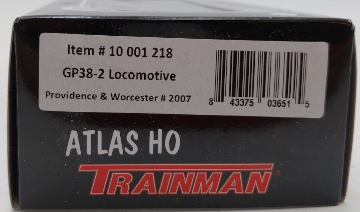 Atlas 10001218 HO Scale TM GP38-2 Providence & Worcester 2007