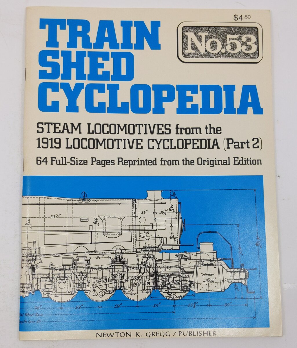 train shed cyclopedia part.2 Paperback Book By Newton K. Gregg VG